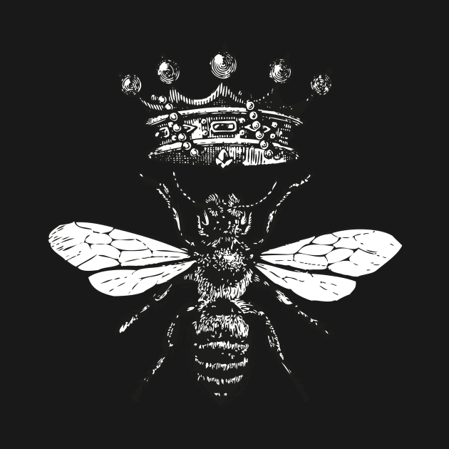 Queen Bee | Black and White by Eclectic At Heart