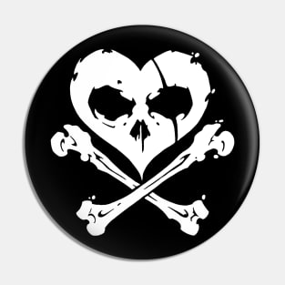 Blackheart Jack (White Version) Pin