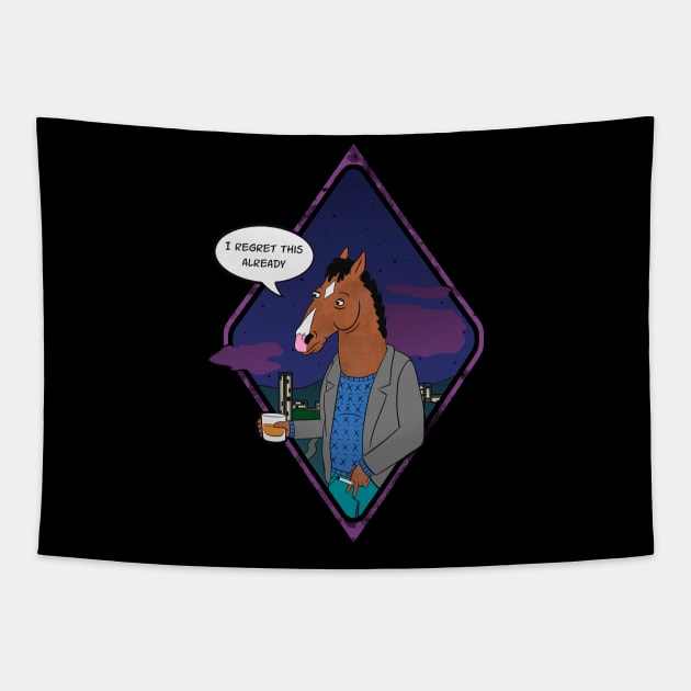 That horse from Horsin' Around Tapestry by samuray