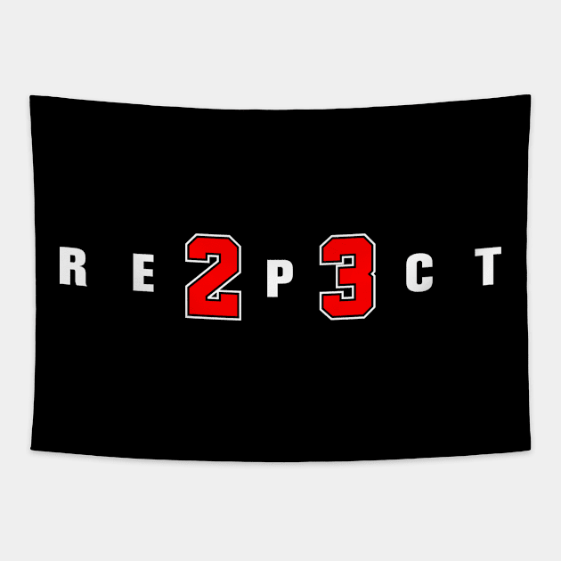 RE2P3CT Chicago Jordan 23 Tapestry by zurcnami