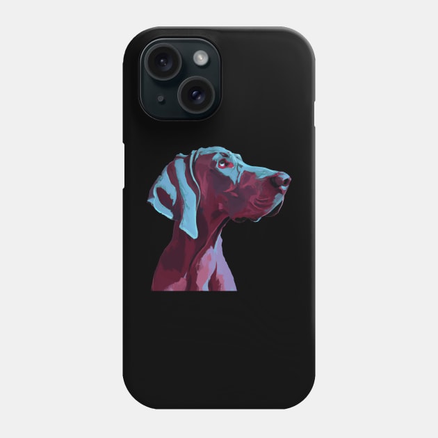 Weimaraner Pop Art - Dog Lover Gifts Phone Case by PawPopArt