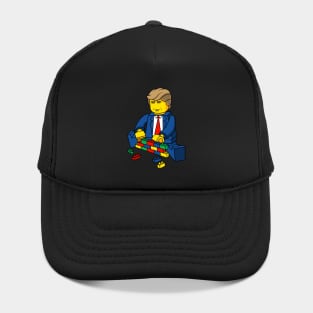 Trump Build A Wall Toy Brick Hat