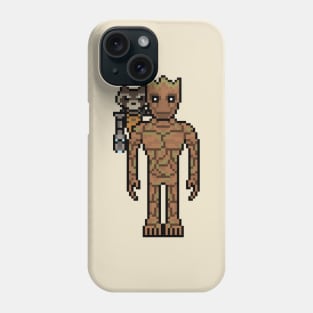 Groot and Rocket Phone Case