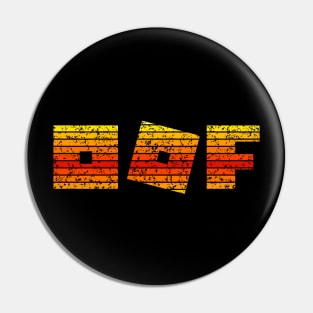 Roblox logo game - Oof (single line - vintage retro sunset) | gamer Pin