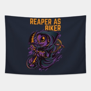 Reaper as Biker Tapestry