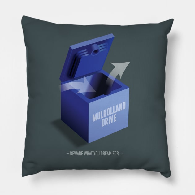 Mulholland Drive - Alternative Movie Poster Pillow by MoviePosterBoy