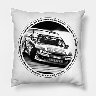 NISSAN SILVIA S14 KOUKI Black 'N White 4 Pillow