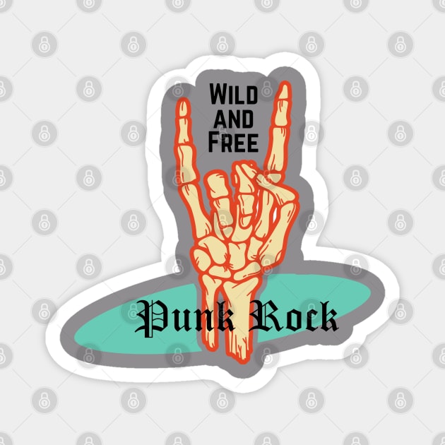 punk rock Magnet by GadhaArt