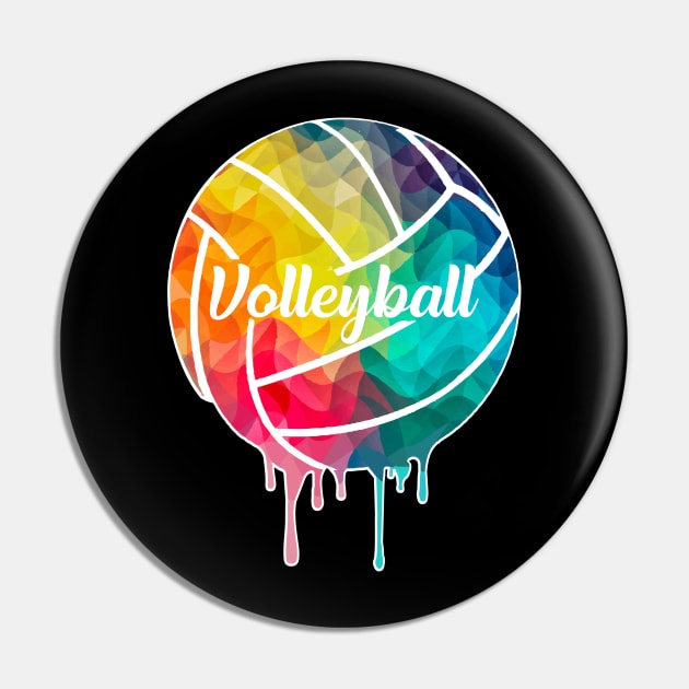 Volleyball Pin by T-Shirt.CONCEPTS