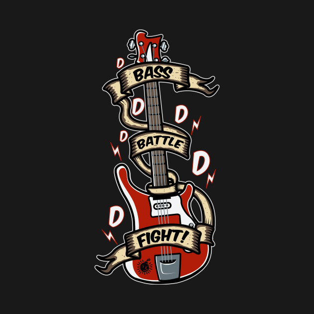 Discover Bass Battle Fight - Music - T-Shirt