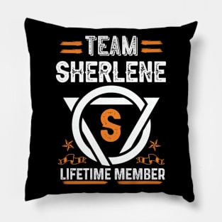 Team sherlene Lifetime Member, Family Name, Surname, Middle name Pillow