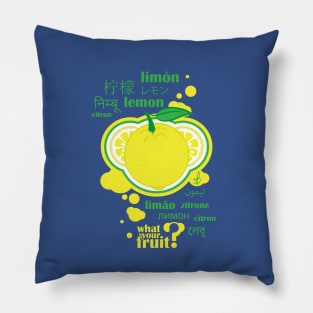 FruitHeads Lemon Pillow