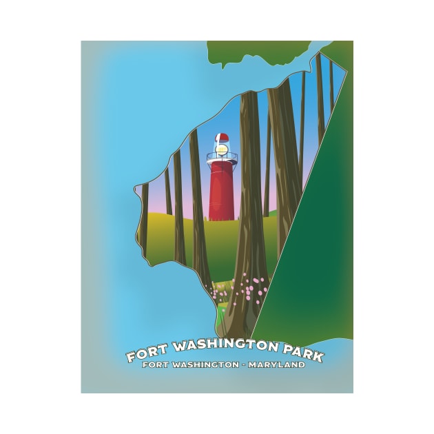 Fort Washington Park map by nickemporium1