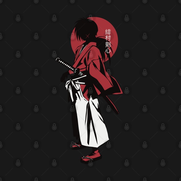 RK13 Kenshin sumi e by Animangapoi