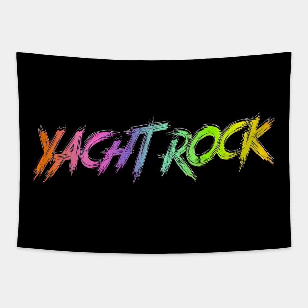 Yacht Rock --- 80s Vintage Look Tapestry by DankFutura