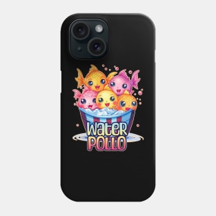 Water Pollo Kawaii Fish in a Bucket Phone Case