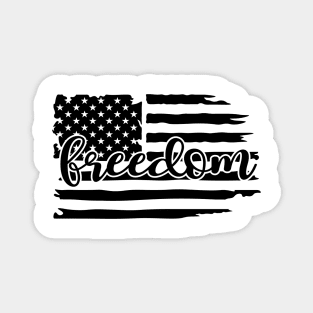 Freedom Flag Shirt Magnet