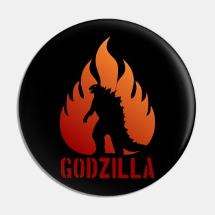 GODZILLA Pin