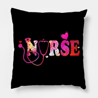 Nurse Valentines Day Pillow