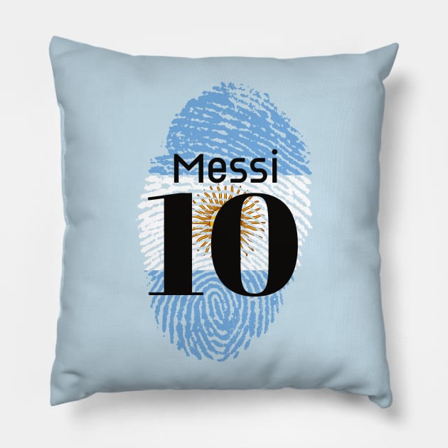 Messi Print Pillow by QUOT-s