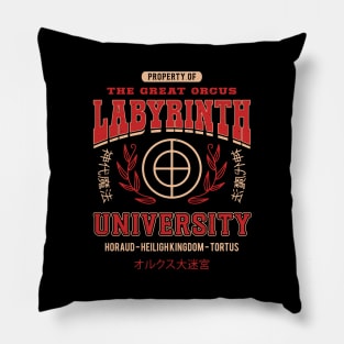 Orcus Labyrinth University Pillow