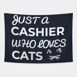 cashier cat Tapestry