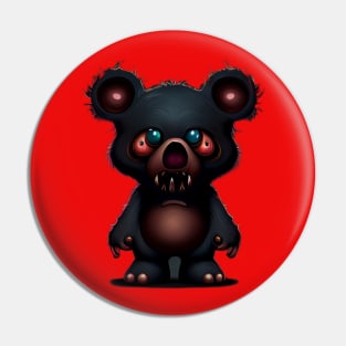 Evil Teddy Pin