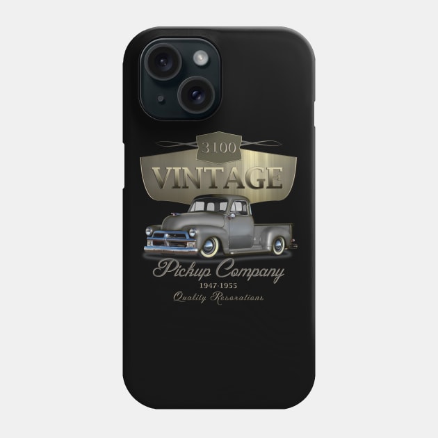 Chevy Classic Pickup Phone Case by hardtbonez
