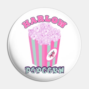 Harlow And Popcorn Funny Popcorn The Pony Pin