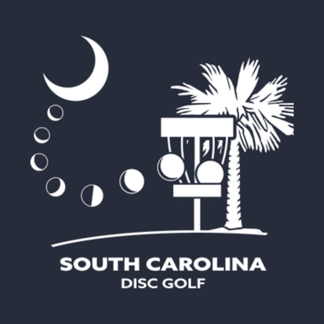 South Carolina Disc Golf - State Flag by grahamwilliams