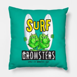 Surf Gromsters #4 Pillow