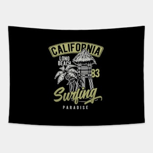 California Surfing Tapestry