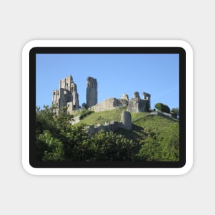 Corfe Castle (3), Dorset, England Magnet