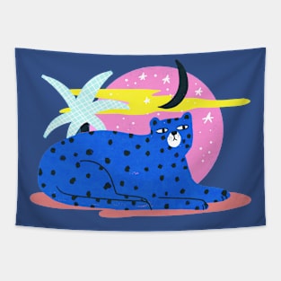 BLUE CAT Tapestry