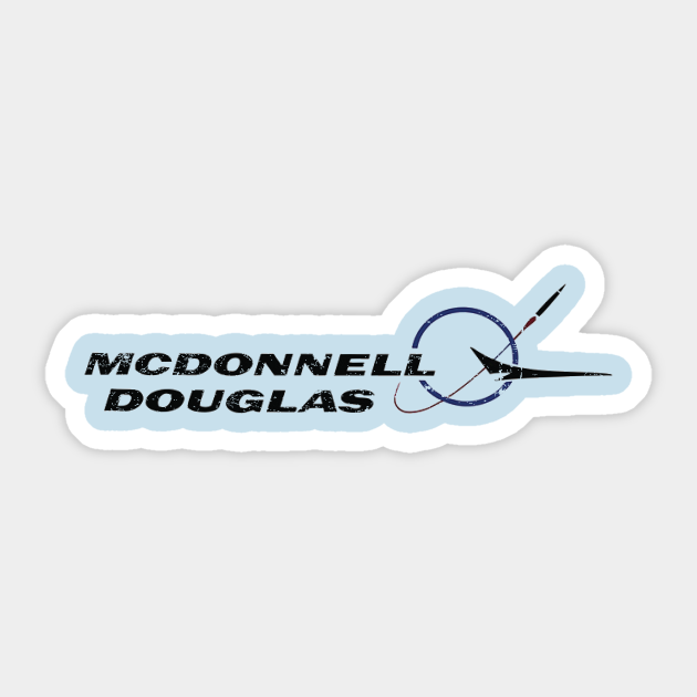 Mcdonnell Douglas Aerospace Sticker Teepublic