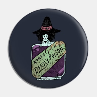 Nora's Deadly Poison Bottle Pin