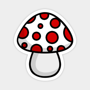 White Agaric Magnet