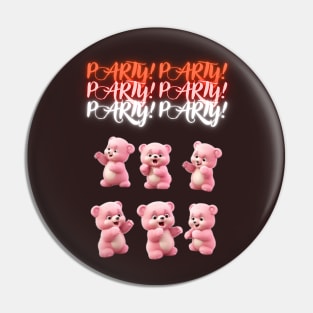 Party Party Bear Pin