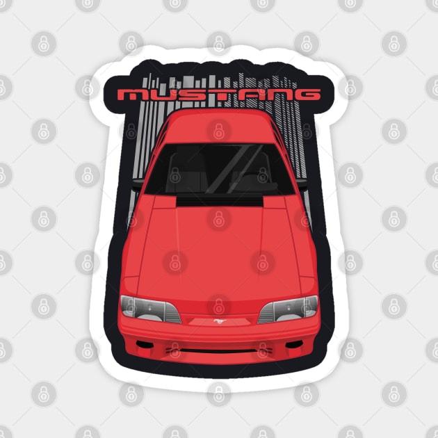 Mustang 1987 to 1993 Fox - Red Magnet by V8social