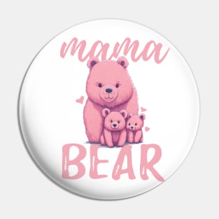 Pink Mama Bear Pin