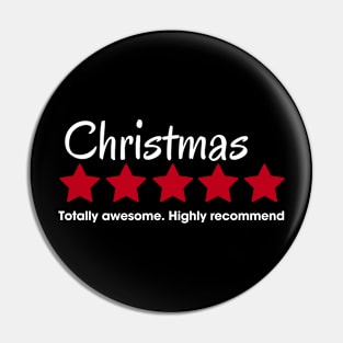 christmas rating Pin