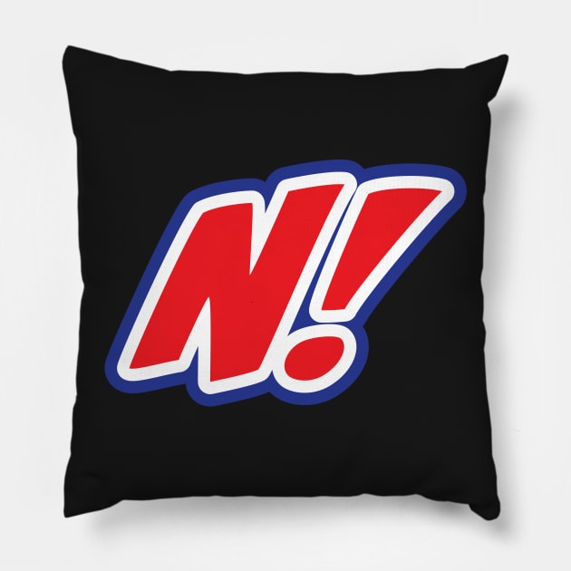 NERD Logo 2 (Availability Constant) Pillow by Ed Johnson Presents NERD! Merch