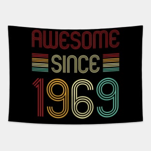 Vintage Awesome Since 1969 Tapestry