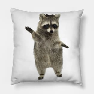 Dancing trash panda Pillow