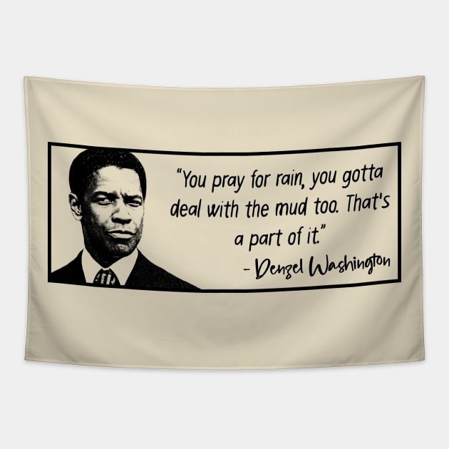 Denzel Washington Tapestry by Yethis