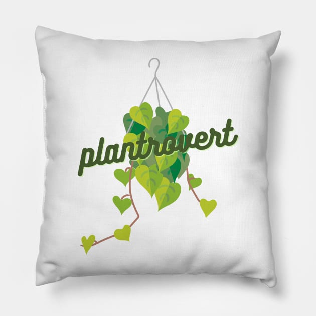 Plantrovert Pillow by North Eastern Roots