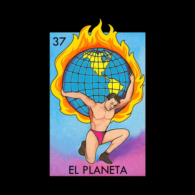 El Planeta Loteria Mexican Bingo Card by Cabezon