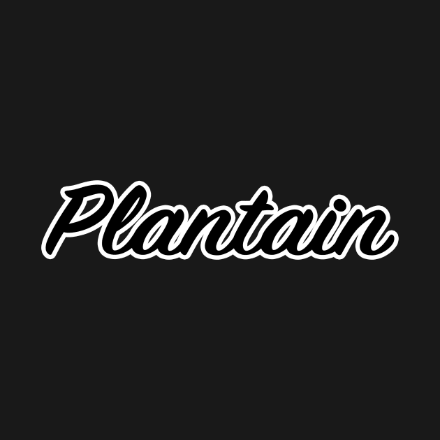 Plantain by lenn