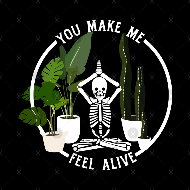 plants make me feel alive yoga version by rsclvisual