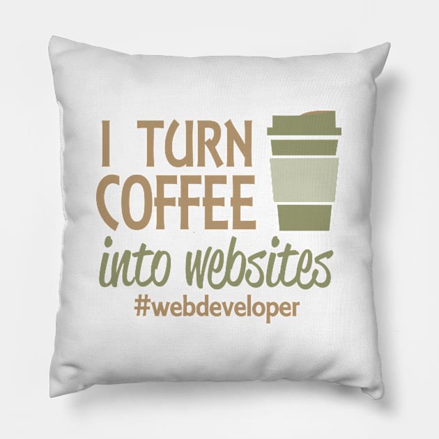 webdeveloper Pillow by Amazingcreation